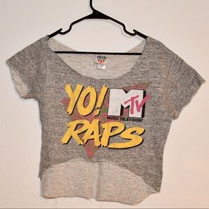 Slouchy gray Junk Food t shirt